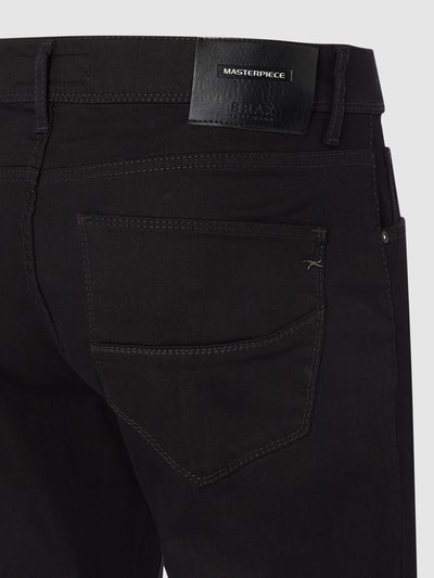 Brax Straight fit jeans met stretch, model 'Cadiz'  Zwart - 4