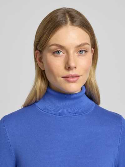 Christian Berg Woman Strickpullover mit gerippten Abschlüssen Royal 3