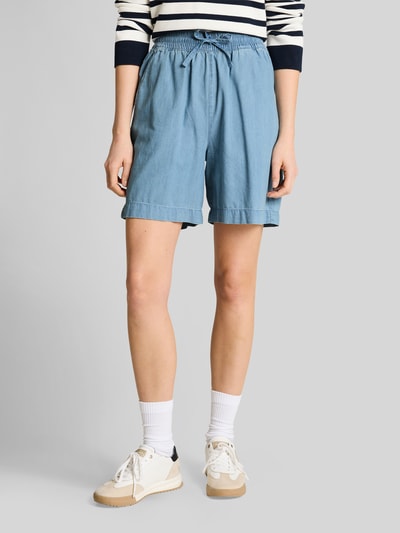 Tom Tailor Denim Loose Fit Shorts aus reiner Baumwolle Hellblau 4