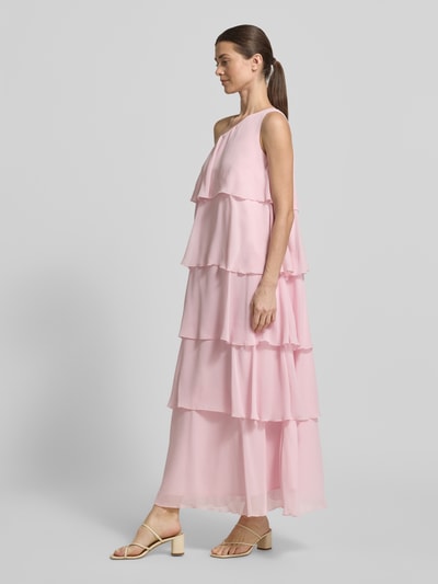 VERO MODA Ausgestelltes Maxikleid mit Rüschendetail Modell 'FELICIA' Rosa 1