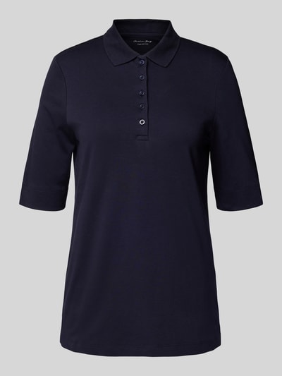 Christian Berg Woman Poloshirt met korte knoopsluiting Donkerblauw - 2