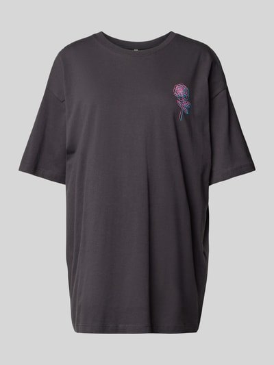 Only Oversized T-shirt met labelprint, model 'LIVA'  - 2