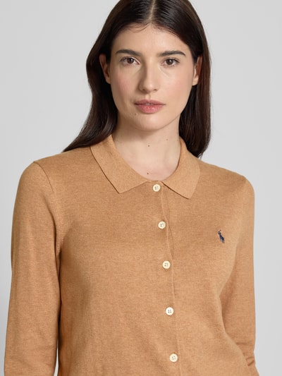 Polo Ralph Lauren Strickjacke mit Knopfleiste Camel 3