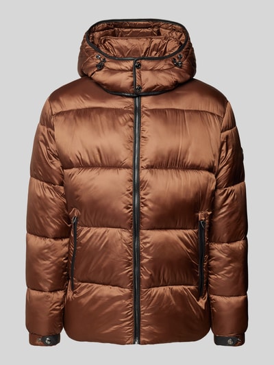 JOOP! Collection Steppjacke mit Stehkragen Modell 'Ambro' Mittelbraun 2