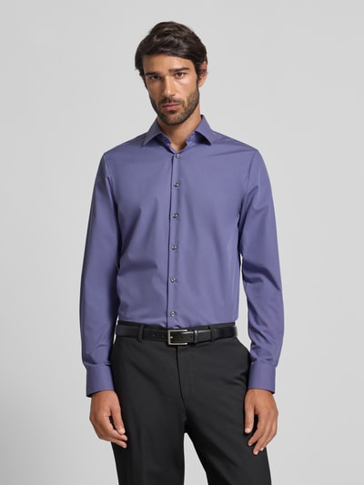 OLYMP Level Five Slim Fit Business-Hemd mit Kentkragen Flieder 4
