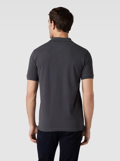 Lerros Poloshirt met labelstitching Steengrijs - 5