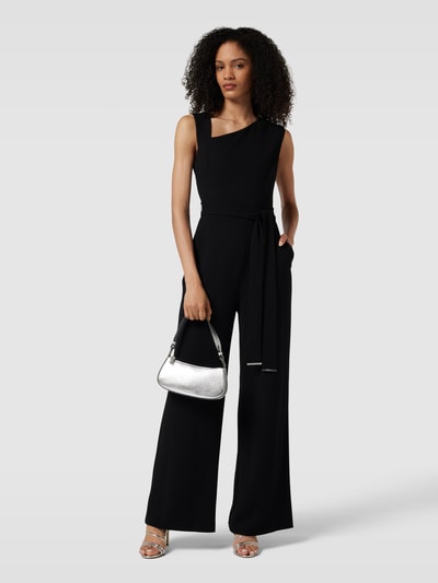 Calvin Klein Womenswear Jumpsuit mit rückseitigem Cut Out Modell 'SCUBA CREPE' Black 1