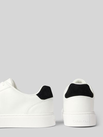 Calvin Klein Jeans Sneaker mit Label-Detail Weiss 2
