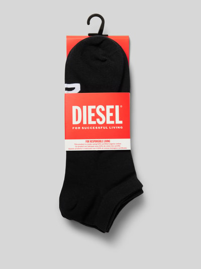 Diesel Socken mit Label-Print im 3er-Pack Black 3