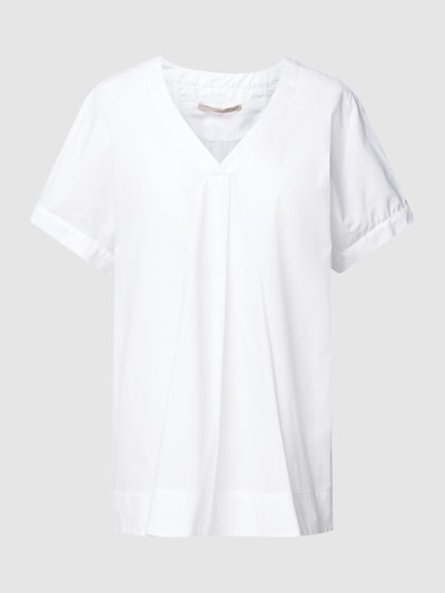 (The Mercer) N.Y. Bluse mit V-Ausschnitt Weiss 2