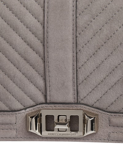 REBECCA MINKOFF Crossbody Bag mit Steppnähten  Hellgrau 3