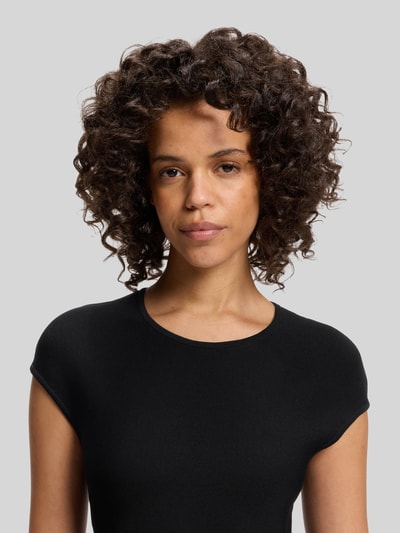 HUGO Regular Fit Top aus Viskose-Mix Modell 'Siefata' Black 3
