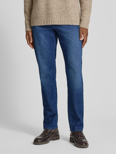 Brax Regular Fit Jeans mit Kaschmir-Anteil Modell 'Cadiz' Blau 4