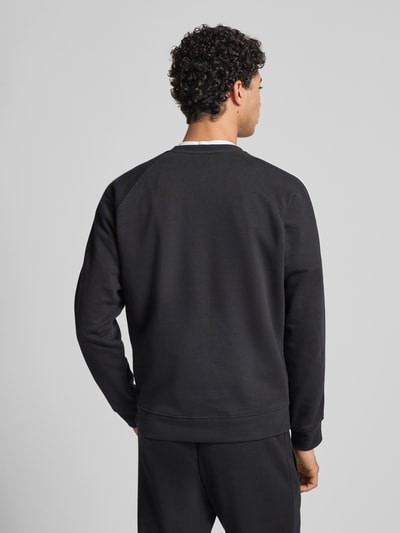 adidas Originals Regular fit sweatshirt met logostitching, model 'Crew' Zwart - 5