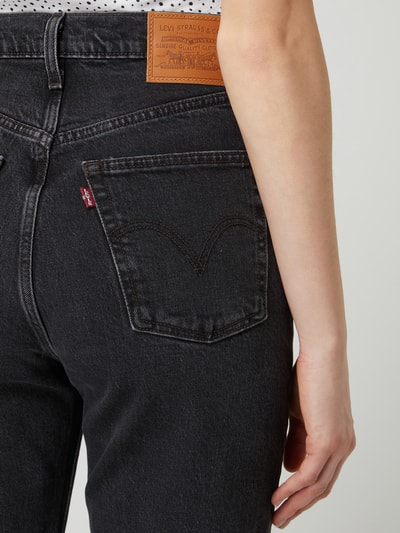 Levi's® Jeansy o kroju straight fit ankle cut z dodatkiem streczu — ‘Water<Less™’ Czarny 3