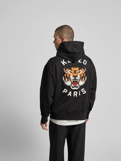 Kenzo Hoodie mit Kapuze Black 5