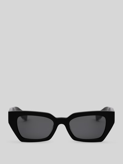MessyWeekend Quadratische Sonnenbrille Modell 'LUNA' Black 2