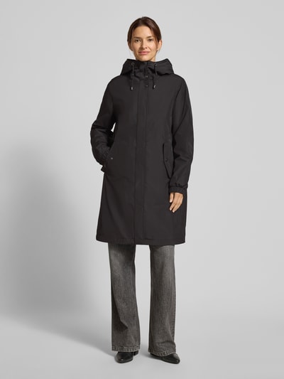 Christian Berg Woman Selection Relaxed Fit Parka mit Kapuze Black 4
