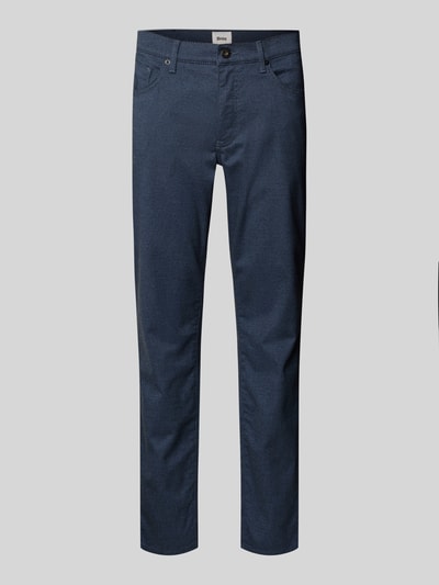 Brax Stoffen broek met viscose in 5-pocketmodel, model 'Cadiz' Blauw - 2