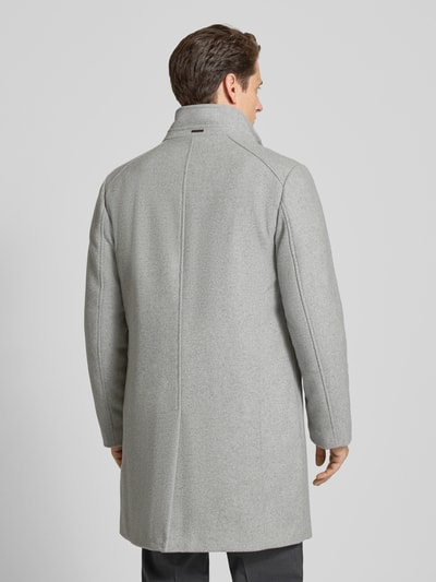 Roy Robson Lange jas met opstaande kraag en steekzakken Lichtgrijs - 5