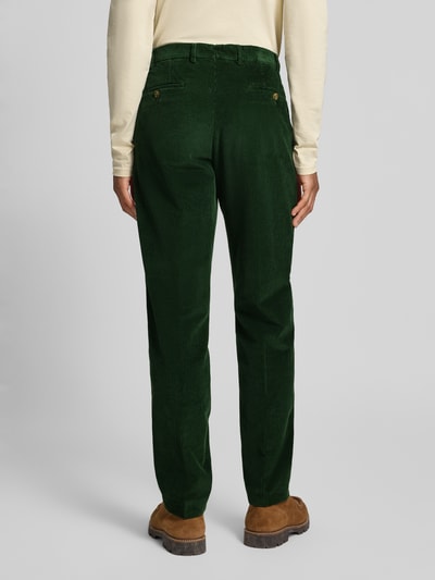 Hiltl Corduroy broek met achterzakken, model 'PARMA' Donkergroen - 5