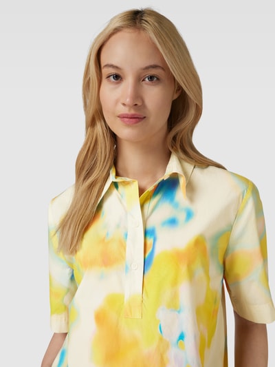 Armedangels Blouseshirt met all-over print, model 'NELINAA' Geel - 3