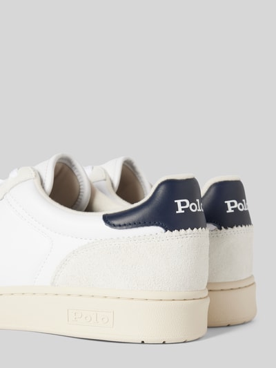 Polo Ralph Lauren Sneaker aus Leder-Mix Weiss 2