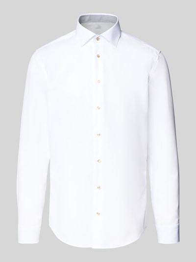 SEIDENSTICKER Slim Fit Business-Hemd mit Kentkragen Weiss 2