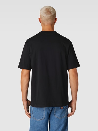 Dickies T-shirt met labelprint, model 'PARK' Zwart - 5