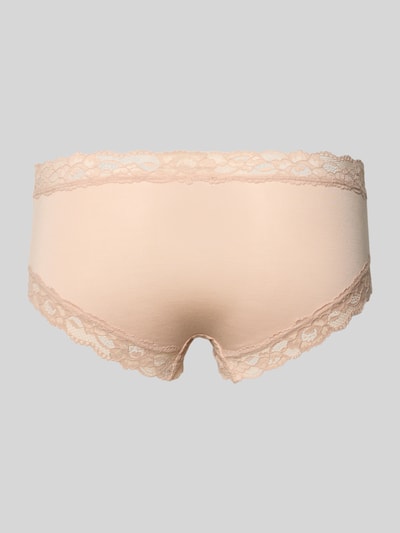 Produktfoto, Slim Fit Panties mit Spitzenbesatz von Skiny in zartem Beige mit floraler-Optik aus elastischem Micromodal-Elasthan-Mix