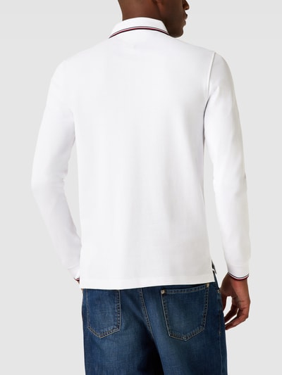 Tommy Hilfiger Poloshirt mit langen Ärmeln Modell 'TIPPED SLIM' Weiß 5