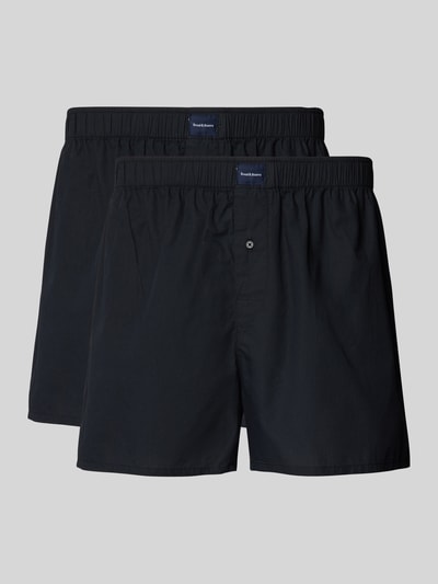 Bread & Boxers Boxershorts mit elastischem Bund Marine 1