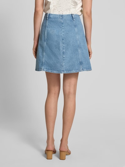 MSCH Copenhagen Spódnica jeansowa ze szwami działowymi model ‘Elida Ada’ Jeansowy niebieski 5