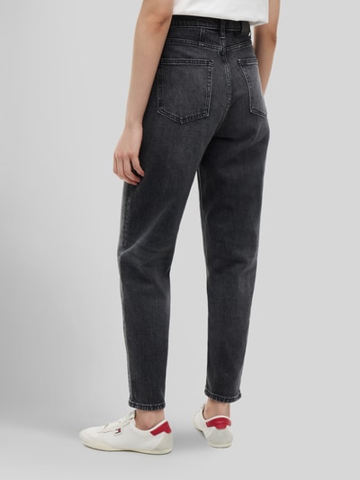 Tommy Jeans Jeansy o kroju mom fit z czystej bawełny, 5 kieszeni Antracytowy 5