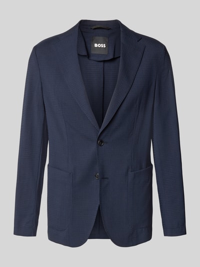 Produktfoto, Slim Fit Anzugsakko aus Woll-Mix Modell 'P-HANRY-WG-PK' van BOSS, look: effen, wolmix, opgestikte zakken, heren