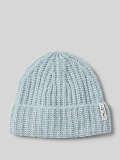 Marc O'Polo Muts van wolmix met omslag Lichtblauw - 1