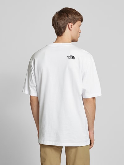 The North Face T-shirt z wyhaftowanym logo Biały 5