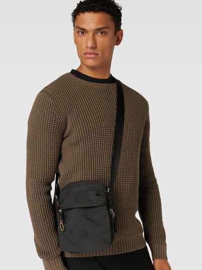 camel active Umhängetasche mit Logo-Badge Modell 'Terra' Black 1