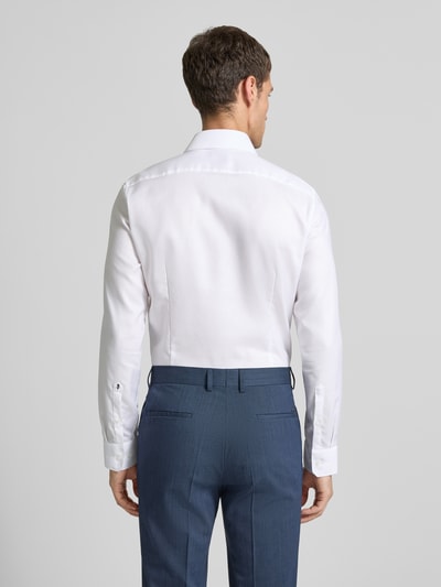 SEIDENSTICKER Slim Fit Business-Hemd mit Kentkragen Weiss 5