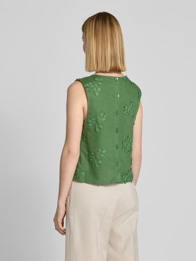 Apricot Regular fit blousetop met stitchings Groen - 5