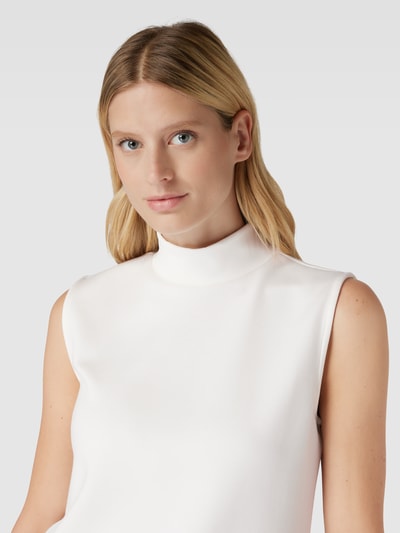 Christian Berg Woman Top mit Stehkragen Offwhite 3