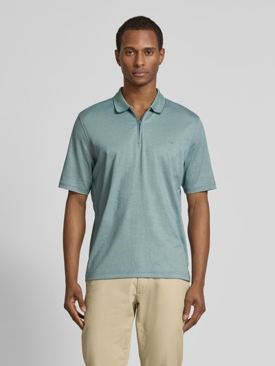 Christian Berg Men Poloshirt met polokraag Grasgroen - 4
