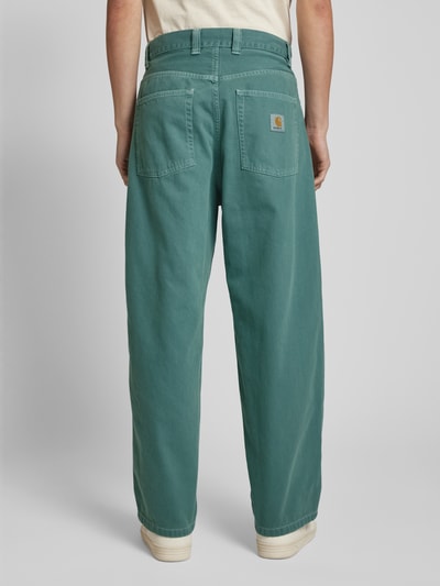 Carhartt Work In Progress Regular Fit Jeans im 5-Pocket-Design Modell 'BRANDON' Dunkelgruen 5