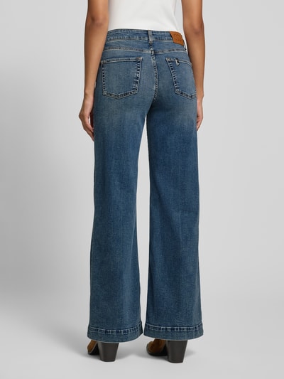 Liu Jo White Wide Fit Jeans im 5-Pocket-Design Modell 'Authentic' Hellblau 5