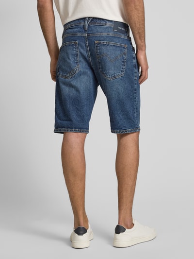 Tom Tailor Denim Slim fit bermuda van katoenmix, model 'PIERS' Donkerblauw - 5