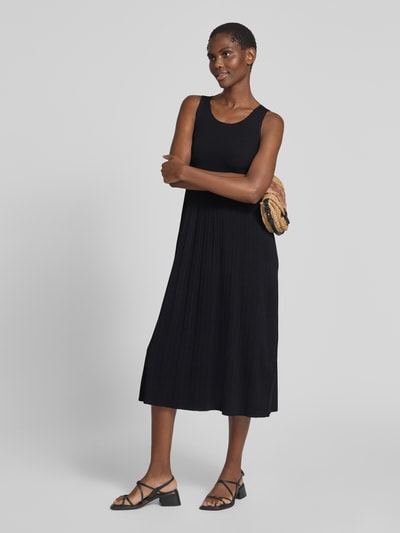 Weekend Max Mara A-Linien Midikleid aus Viskose-Mix Modell 'MARKUS' Black 1
