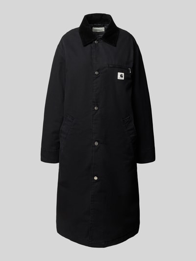 Carhartt Work In Progress Płaszcz z naszywką z logo Czarny 2