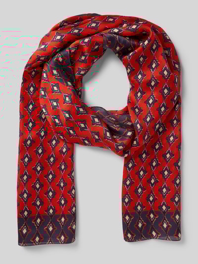 Marc Cain Schal aus reiner Seide Rot 1