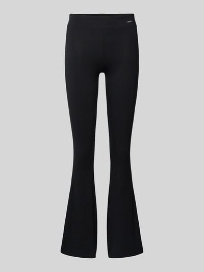 Skiny Flared Leggings mit Label-Badge Black 1