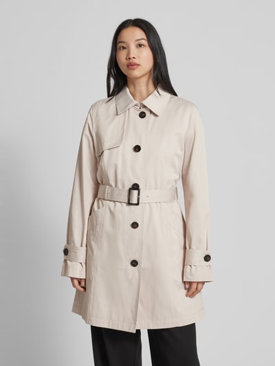 comma Trenchcoat met riem Zand - 4